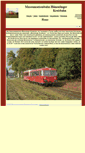 Mobile Screenshot of museumsbahn-huemmlingerkreisbahn.de